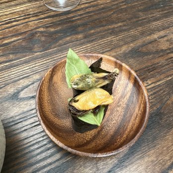 Rosella - Pickled mussels nigiri - Sushi Bars Near Me - New York, New York