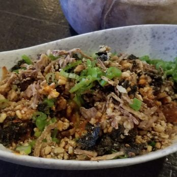 Anytime Kitchen  - These amazing brussel sprouts are so good, you don't even want to call them brussel sprouts!!  Spicy delicious-ness! - Korean Near Me - New York, New York