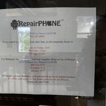 iRepair at La Verne - Hours of Op. - Data Recovery Near Me - La Verne, California iRepair at La Verne - Hours of Op. - Data Recovery Near Me - La Verne, California