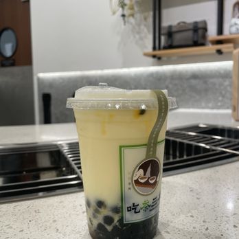 Chicha San Chen - Lemon and Passion Fruit Condensed Milk with bubble - Bubble Tea Near Me - Cupertino, California