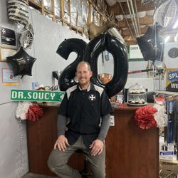 Independent Automotive - Dave celebrating 20 years in business!