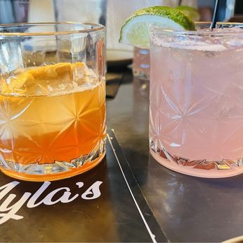 Nyla's Restaurant - Pineapple rum old fashion and lavender margarita - Cocktail Bars Near Me - Westfield, Indiana Nyla's Restaurant - Pineapple rum old fashion and lavender margarita - Cocktail Bars Near Me - Westfield, Indiana