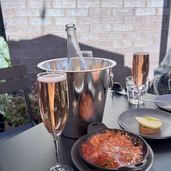 Postino Southlake - Bottle of Rare Air Bubbly Rosé - Wine Bars Near Me - Southlake, Texas