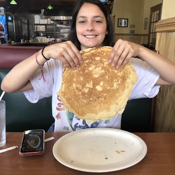 Thread City Diner - Huge pancake! - Diners Near Me - Willimantic, Connecticut
