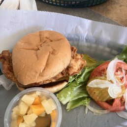 Fried chicken sandwich Fried chicken sandwich