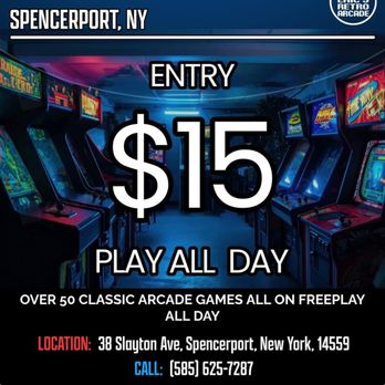 ERA - Eric's Retro Arcade - Arcades Near Me - Spencerport, New York ERA - Eric's Retro Arcade - Arcades Near Me - Spencerport, New York
