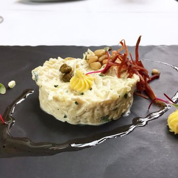 Le Saint-Amour - Celeriac, pine nuts, smoked duck - French Near Me - Old Quebec, Quebec Le Saint-Amour - Celeriac, pine nuts, smoked duck - French Near Me - Old Quebec, Quebec