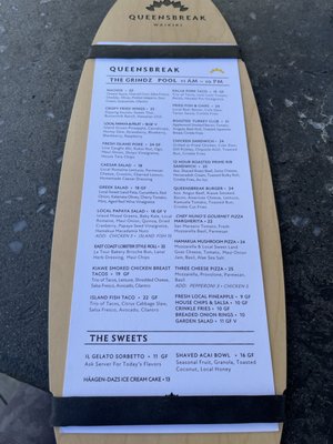 Menu photo 8 Queensbreak Restaurant Honolulu, HI