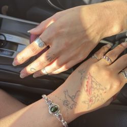 Tibet Nepal - Got this tourmaline bracelet and my bestie got an opal ring