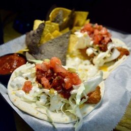 2 Fried Rockfish Tacos