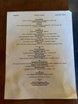 Menu photo 2 Tappi Twisp, WA