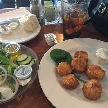Helen's Restaurant - Deep fried scallops, salad, and fresh homemade rolls - Breakfast & Brunch Near Me - Machias, Maine