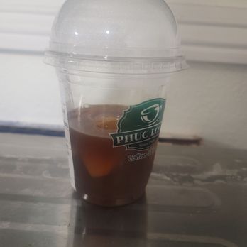 Phuc Long - Regular peach tea, no ice 50% sweet - Coffee & Tea Near Me - Garden Grove, California Phuc Long - Regular peach tea, no ice 50% sweet - Coffee & Tea Near Me - Garden Grove, California