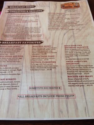 Menu photo 1 Uncle Larry's Rustic Inn Hartford, WI