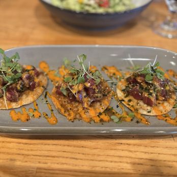 Martiniz Fresko Kitchen - Ahi Poke Tostadas - American Near Me - Norco, California