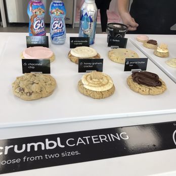 Crumbl - Delaware - The chocolate chip and sugar cookie are always available. The other flavors will change each week. The small cookies are for catering only. - Bakeries Near Me - Delaware, Ohio