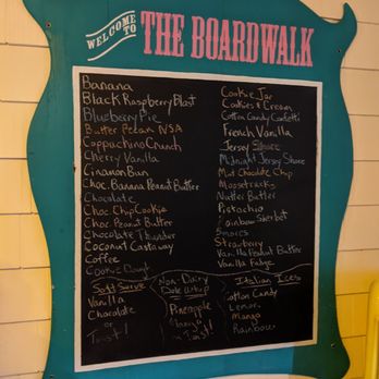 The Boardwalk - Ice cream flavors - Bike Rentals Near Me - Beach Haven, New Jersey The Boardwalk - Ice cream flavors - Bike Rentals Near Me - Beach Haven, New Jersey