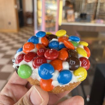 Voodoo Doughnut - M&M cake donut - Donuts Near Me - Houston, Texas