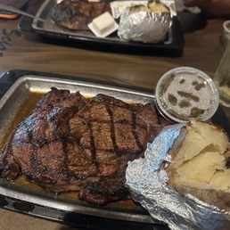Delicious medium rare steak!! Yum!! Delicious medium rare steak!! Yum!!
