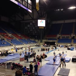 Gate City Bank Field at the Fargodome - Regional Gymnastics meet