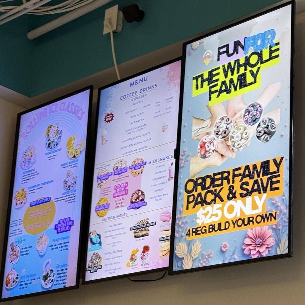 Rolling Ice - Menu - Ice Cream & Frozen Yogurt Near Me - Arlington, Texas Rolling Ice - Menu - Ice Cream & Frozen Yogurt Near Me - Arlington, Texas