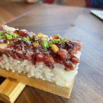 New Fuji - Pressed raw beef roll - Japanese Near Me - Vancouver, British Columbia New Fuji - Pressed raw beef roll - Japanese Near Me - Vancouver, British Columbia