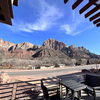 Canyon Coffee - View from the patio - Coffee & Tea Near Me - Springdale, Utah Canyon Coffee - View from the patio - Coffee & Tea Near Me - Springdale, Utah