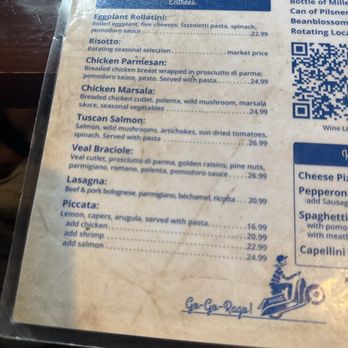 Osteria Rago - Quick menu shot - Italian Near Me - Bloomington, Indiana Osteria Rago - Quick menu shot - Italian Near Me - Bloomington, Indiana