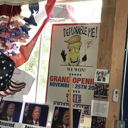 Deplorable only parking signs they sell in the store. Deplorable only parking signs they sell in the store.