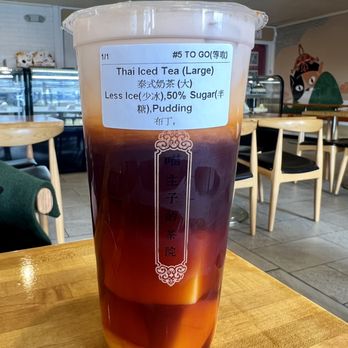 Timeless Tea - Thai iced tea with pudding - Desserts Near Me - Seattle, Washington Timeless Tea - Thai iced tea with pudding - Desserts Near Me - Seattle, Washington