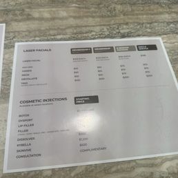 Price list Price list