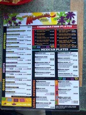 Menu photo 4 Margarita's Conroe, TX