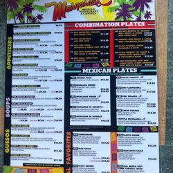 Margarita's - Updated menu
