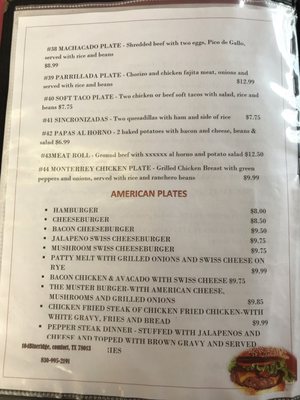 Menu photo 1 Mar’s Kitchen Comfort, TX