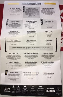 Menu photo 8 Buffalo Wild Wings Aliso Viejo, CA