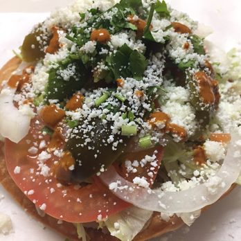 Mi Rinconcito Mexicano - Tostada vegetariano - Tacos Near Me - Miami, Florida Mi Rinconcito Mexicano - Tostada vegetariano - Tacos Near Me - Miami, Florida