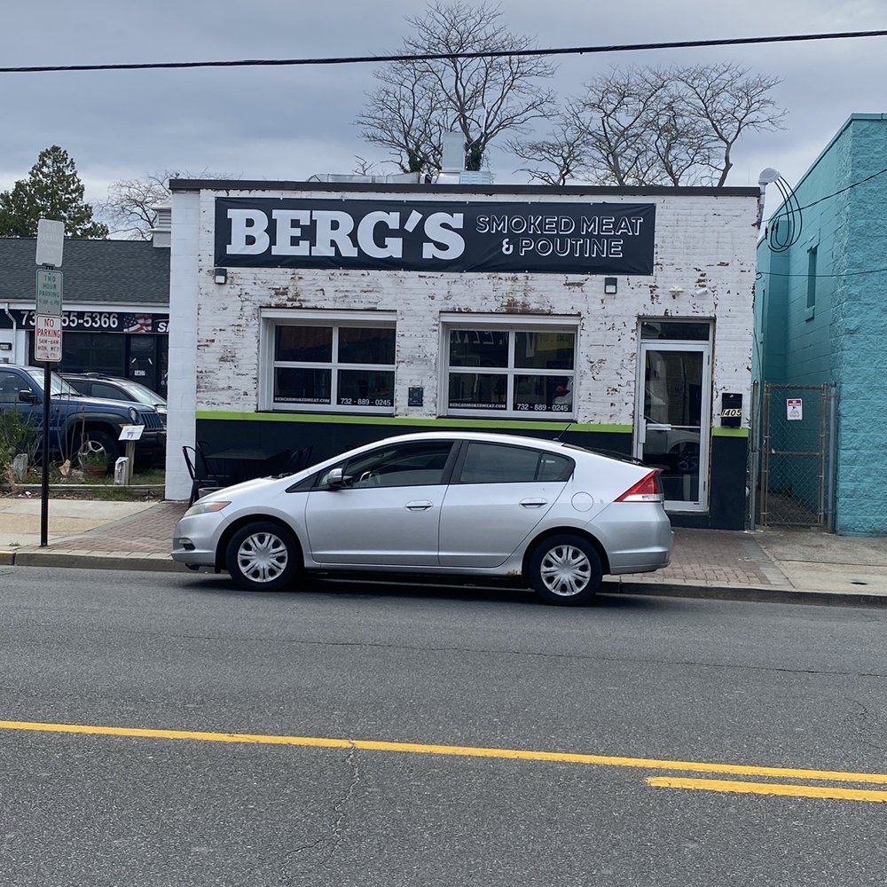 Berg's Smoked Meat & Poutine - a car parked in front of a building - Sandwiches Near Me - Belmar, New Jersey Berg's Smoked Meat & Poutine - a car parked in front of a building - Sandwiches Near Me - Belmar, New Jersey