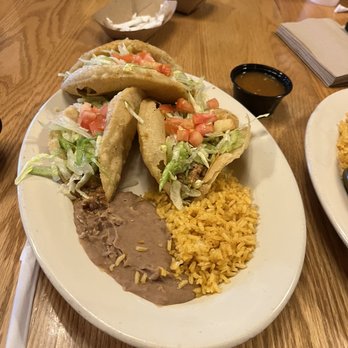 Ray's Drive Inn - puffy taco combo with bean and rice - Tex-Mex Near Me - San Antonio, Texas Ray's Drive Inn - puffy taco combo with bean and rice - Tex-Mex Near Me - San Antonio, Texas