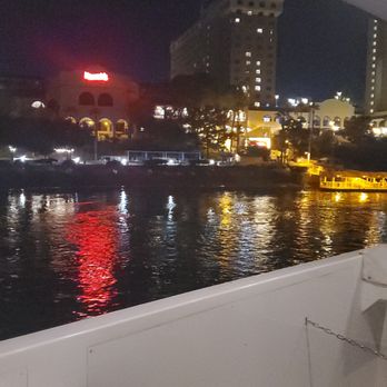 Laughlin River Tours - Night view from Deck - Tours Near Me - Laughlin, Nevada