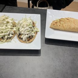 Chicken Huaraches Cheese Quesadilla Chicken Huaraches Cheese Quesadilla