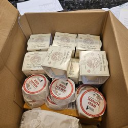 New cheese awaiting its turn on stage in our cheese case!