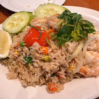 Thai Cafe - Fried rice with minimal shrimp - Thai Near Me - Irvine, California Thai Cafe - Fried rice with minimal shrimp - Thai Near Me - Irvine, California