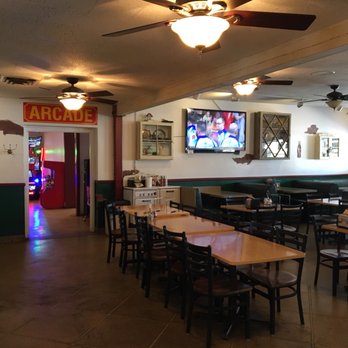 Pizza Factory - As you enter past the counter, facing the seating area.  There's an arcade to the left for the kids (or kid in you) - Pizza Near Me - Bishop, California