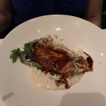 The Capital Grille - Roasted Chicken Breast with Mushrooms and Parmesan Risotto - Steakhouses Near Me - Boca Raton, Florida The Capital Grille - Roasted Chicken Breast with Mushrooms and Parmesan Risotto - Steakhouses Near Me - Boca Raton, Florida