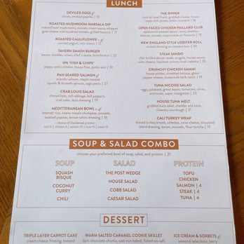 The Post Tavern - Lunch Menu - Desserts Near Me - Ada, Michigan The Post Tavern - Lunch Menu - Desserts Near Me - Ada, Michigan