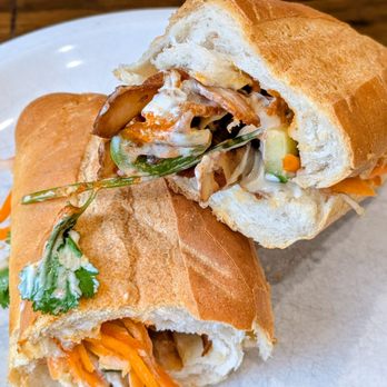 New Banhmi Cafe - October 13, 2025; Grilled Chicken Banh Mi Sandwich. - Vietnamese Near Me - Brooklyn, New York New Banhmi Cafe - October 13, 2025; Grilled Chicken Banh Mi Sandwich. - Vietnamese Near Me - Brooklyn, New York