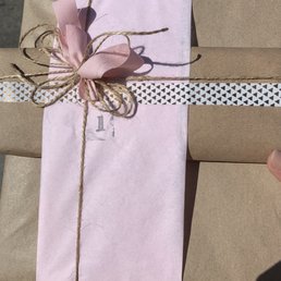Gift wrapping is free and incredible!