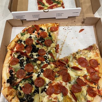 San Giuseppe Pizza - Slice of Grandma's Pizza and a large - Pizza Near Me - Naples, Florida San Giuseppe Pizza - Slice of Grandma's Pizza and a large - Pizza Near Me - Naples, Florida