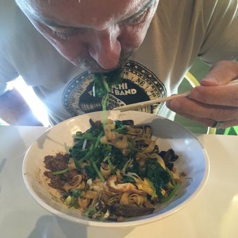 Food Terminal - My little crush chowing in Thai Chili Pan Mee - Malaysian Near Me - Chamblee, Georgia
