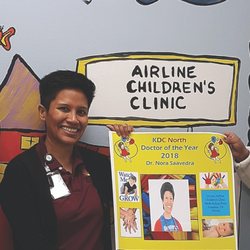 Vecino's Airline Children's Clinic - Dr Saavedra. Doctor of the year 2018 at Vecino's Airline children's clinic